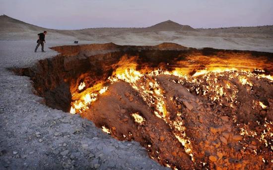 Deposito di gas naturale “La porta dell’inferno”