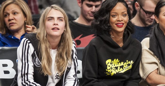 Rihanna e Cara Delevingne